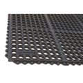 Ranco RANCO K3-3636B K-Series 3 x 3 ft. Interlocking Rubber Drain thru mats; Black K3-3636B